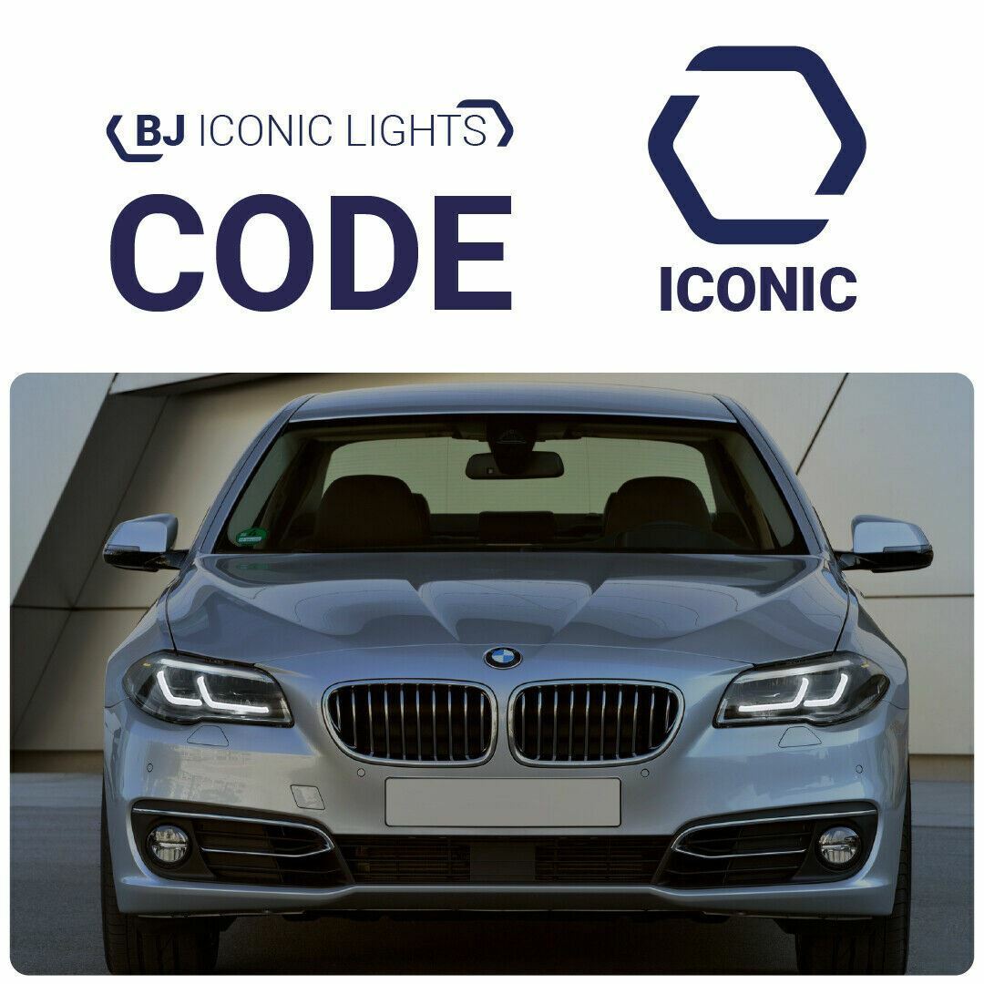 BJ Iconic Lights (CODE) - for BMW 5 F10/ F11 LCI Xenon LED rings Angel Eyes Halo