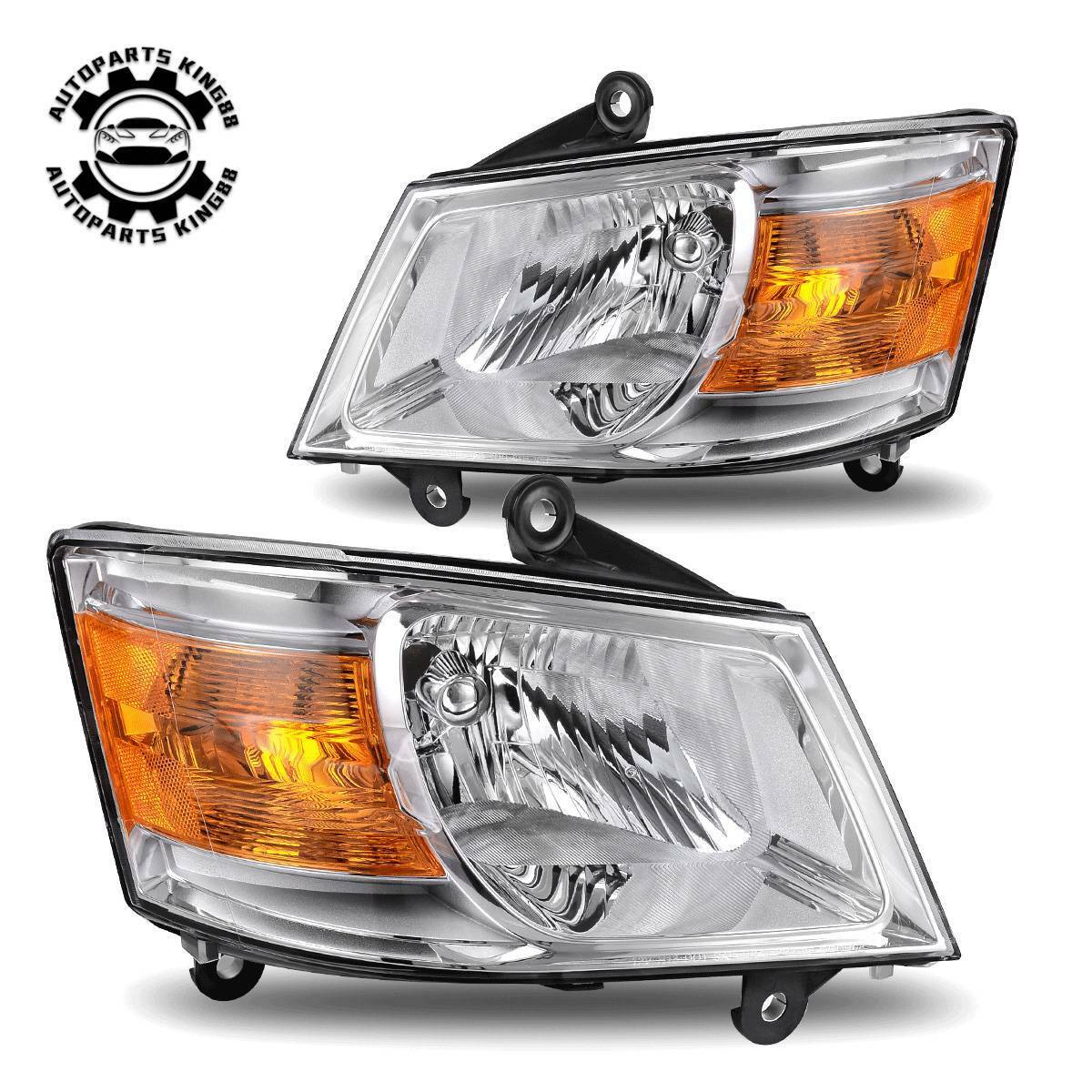 Headlights Assembly For 2008 -2010 Dodge Grand Caravan 08-10 Replacement Lamps