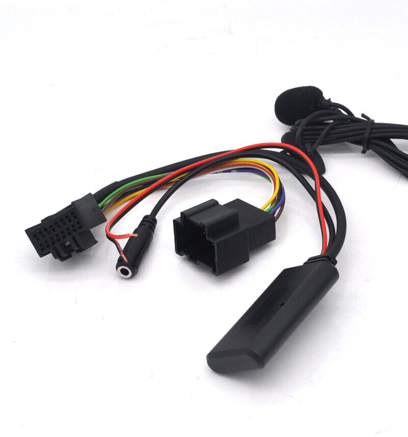 Bluetooth music handfree phone mp3 aux in adaptor cable module For Saab 9-3 9-5
