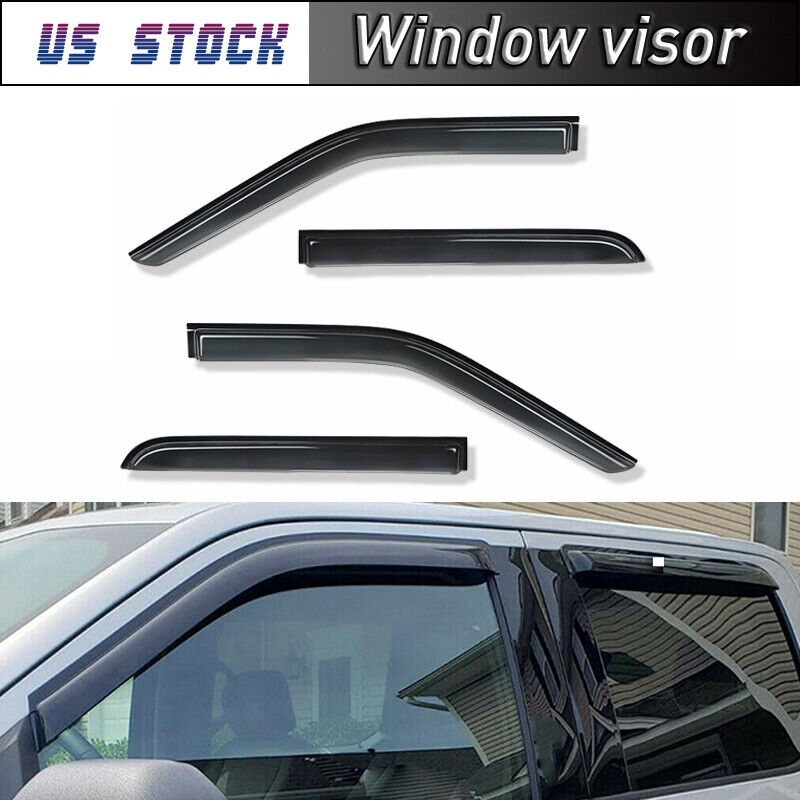 for FORD F150 F-150 Super Crew Cab 2015-2022 Window Visor Vent Rain Guard Shade