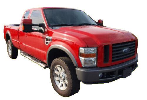 2008-2010 Ford F-250 / 350 Factory OE Style Smooth Black Fender Flares Set of 4