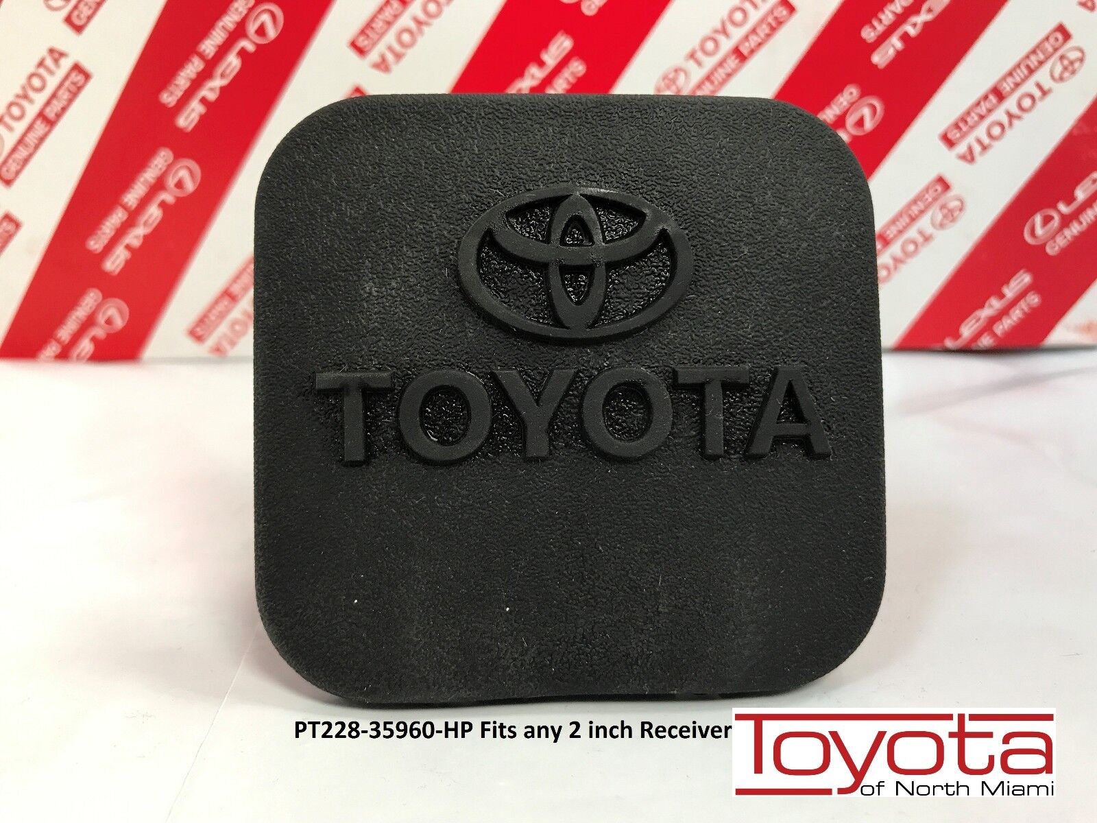 OEM Factory Genuine Toyota Tow Trailer Hitch Cover Tube Plug PT228-35960-HP