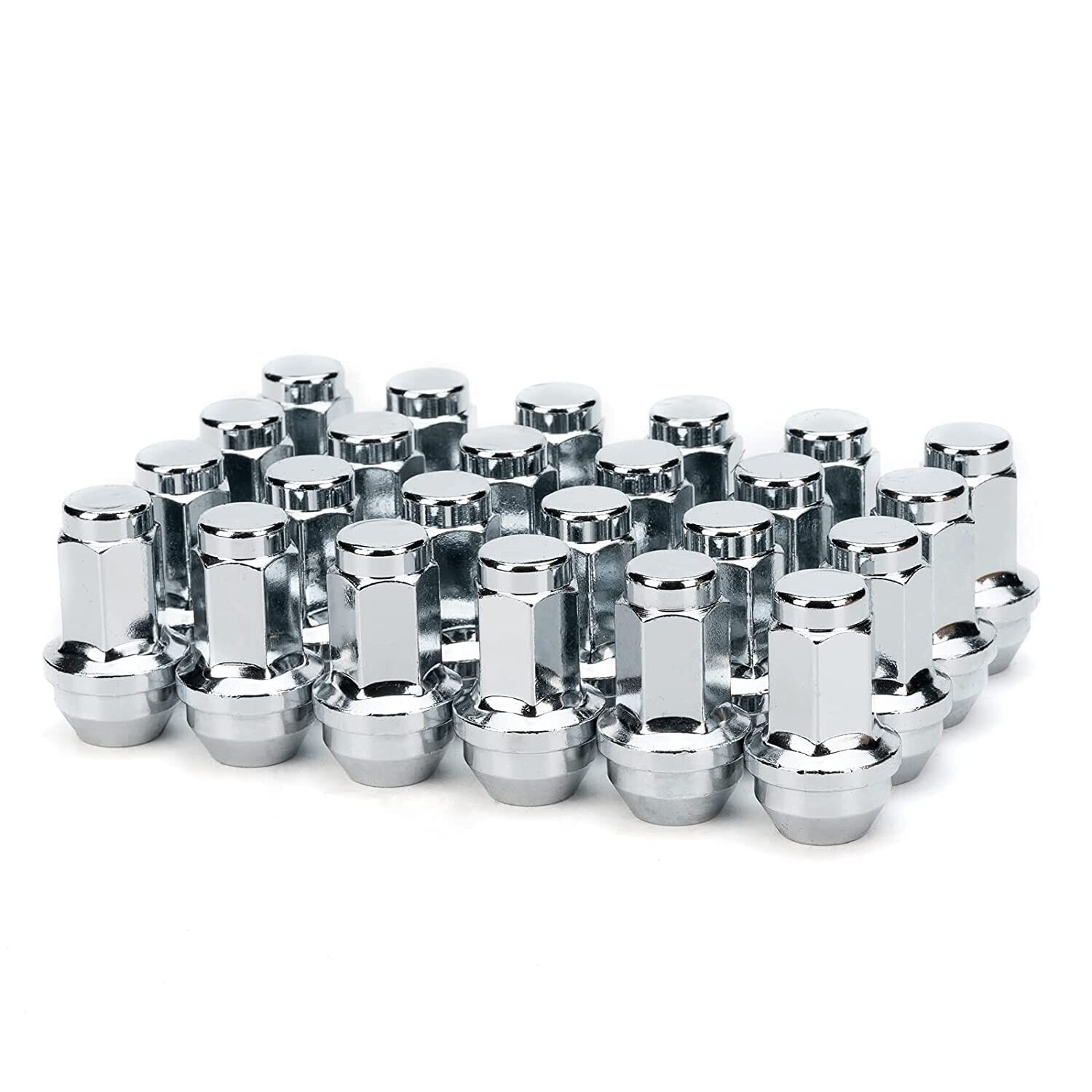 24 Chrome Wheel Lug Nuts Fit F150 00-14,Expedition 03-14,Lincoln Navigator 03-14