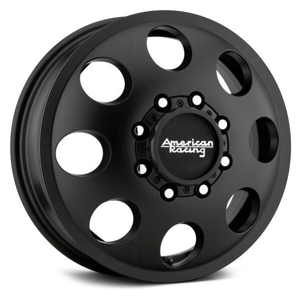 American Racing AR204 Baja Dually Satin Black 17x6.5 +111 8x200 Wheel Single Rim