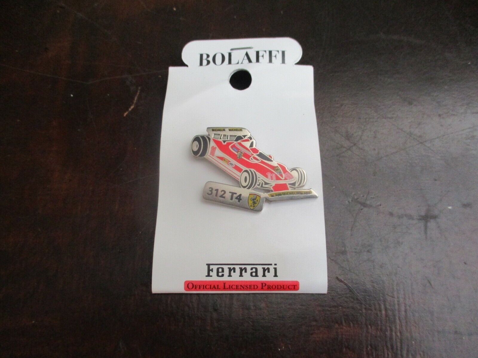 Bolaffi Ferrari 312 T4 Badge Pin Badge