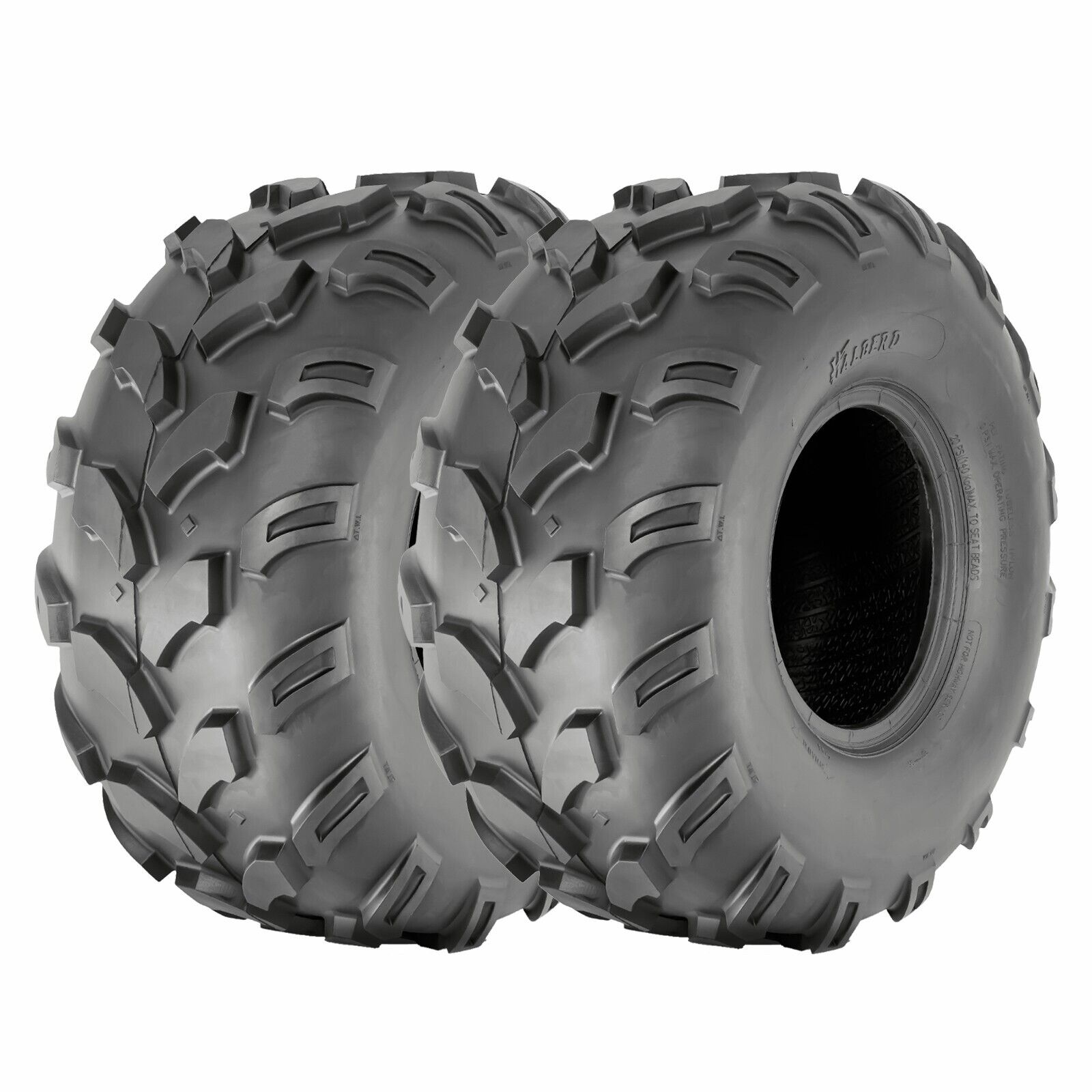 Set Of 2 20x9.5-8 ATV Tires 20x9.5x8 Replacement 4Ply Heavy Duty Tubeless Tyres