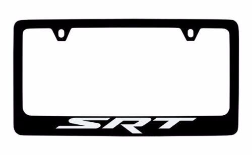 Dodge SRT Black Plastic License Plate Frame