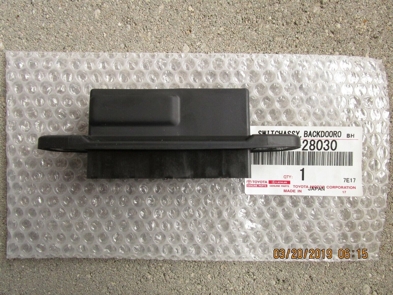 FITS: 12 - 16 TOYOTA YARIS TRUNK LID OPENER LIFTGATE RELEASE SWITCH BRAND NEW
