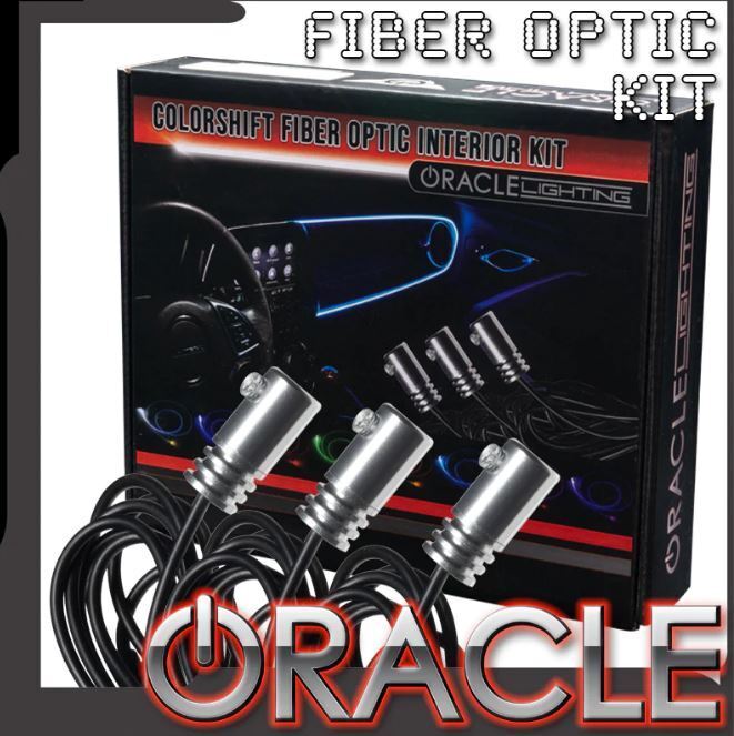 Oracle Lighting 4233-333-4 - ColorSHIFT Fiber Optic LED Interior Kit - 4 Piece