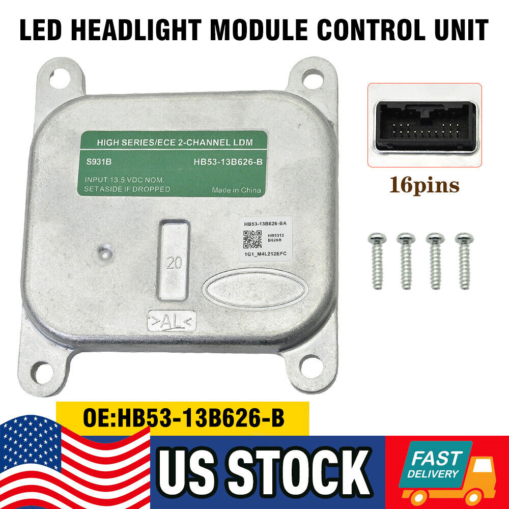 For 2016-2019 Ford Explorer HB53-13B626-B LED Headlight Module Control Unit NEW