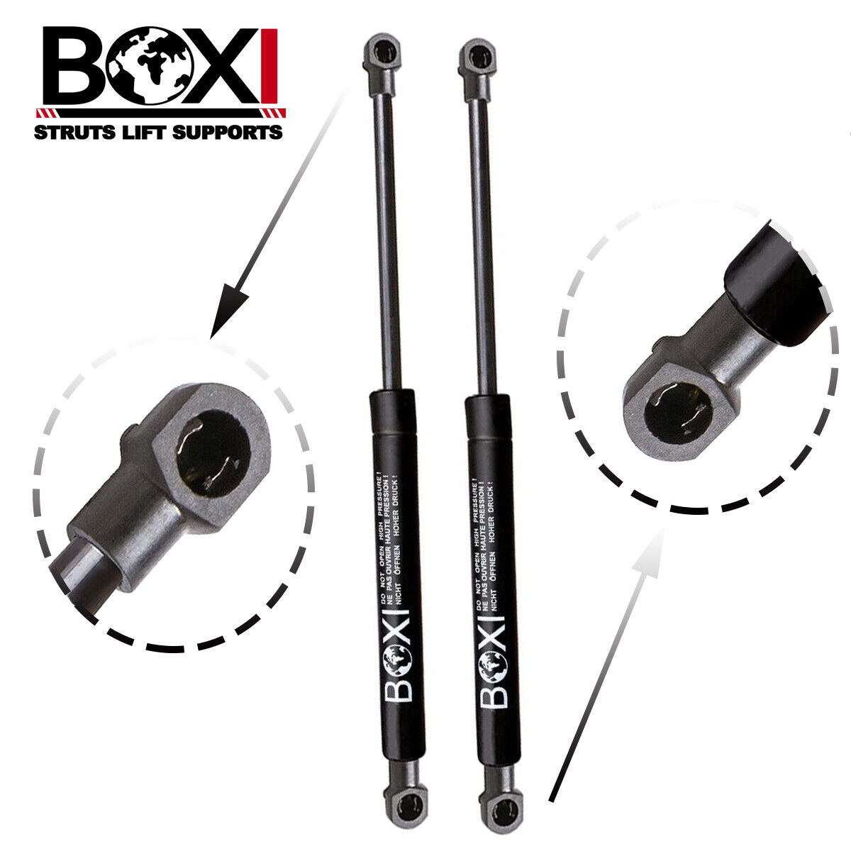 QTY2 FRONT HOOD GAS LIFT SUPPORTS STRUTS SHOCKS FOR LAND ROVER RANGE ROVER 03-12
