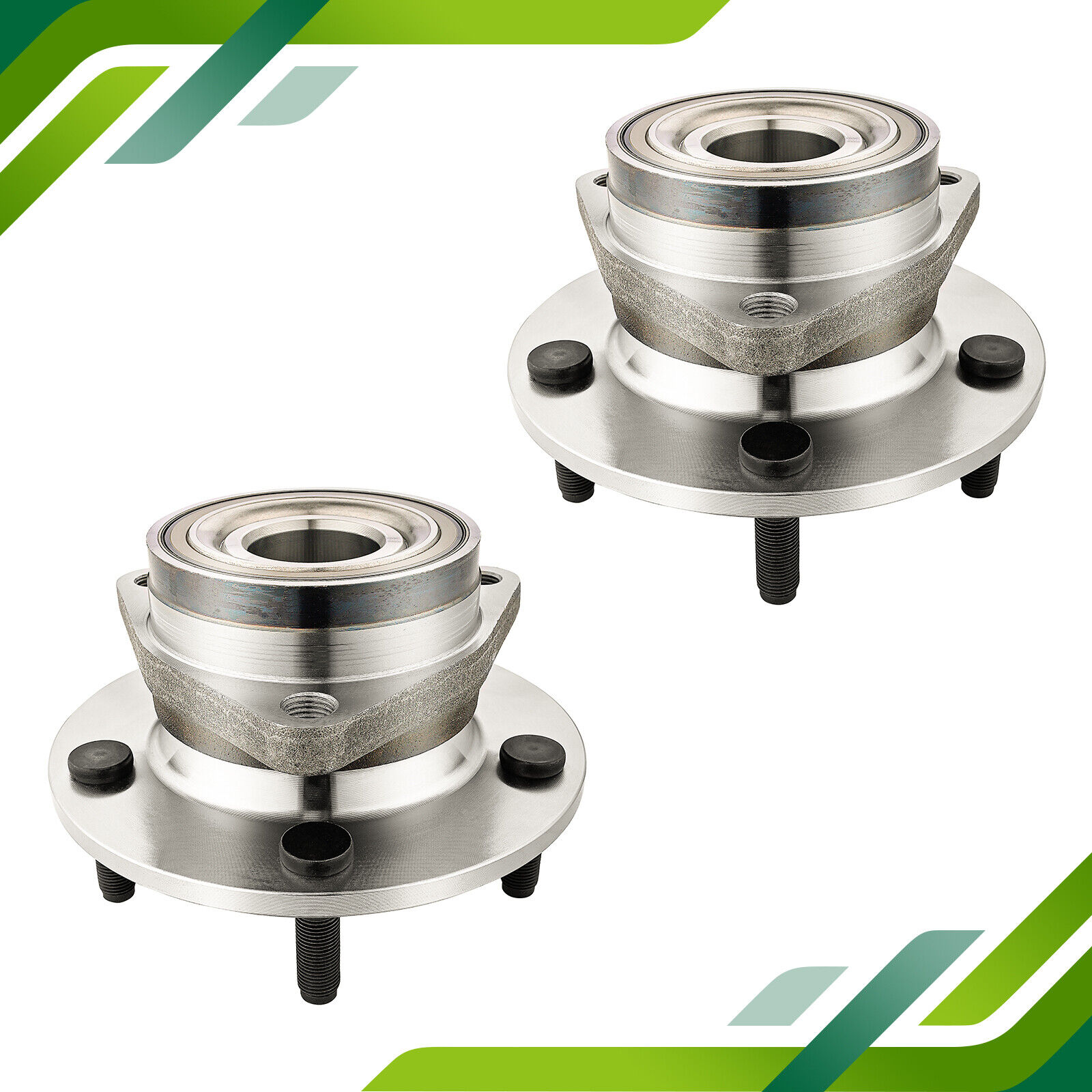 Pair Front 4WD Wheel Bearing and Hub for 1994 1995 1996 1997-1999 Dodge Ram 1500