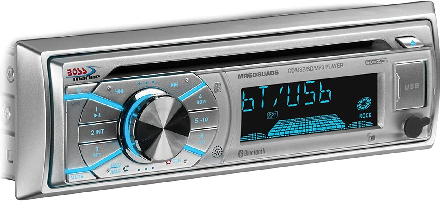 MR508UABS Boss Audio Marine Stereo Bluetooth CD MP3 AM/FM Receiver Radio