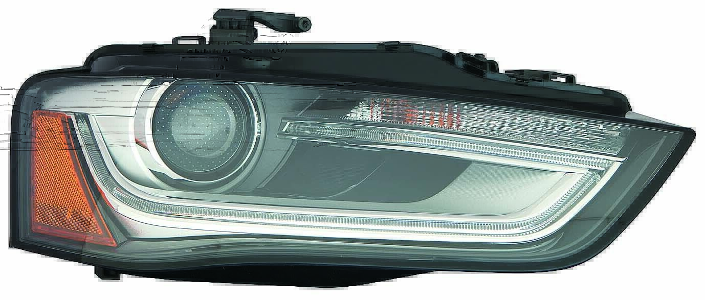 For 2013-2016 Audi A4 Headlight HID Passenger Side