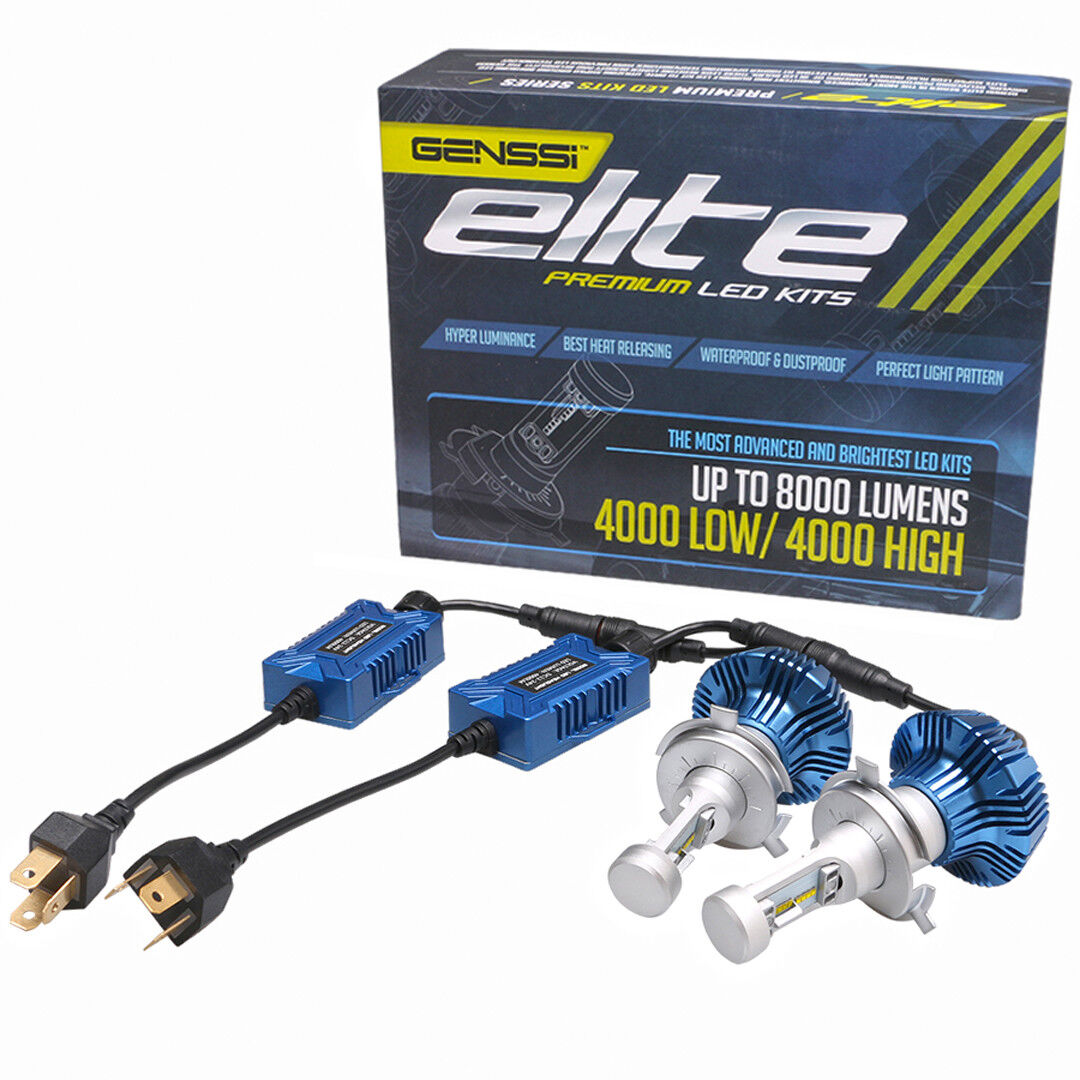 Authentic G7 Elite H4 9003 LED Headlight Conversion Kit 6000K White Light Bulbs