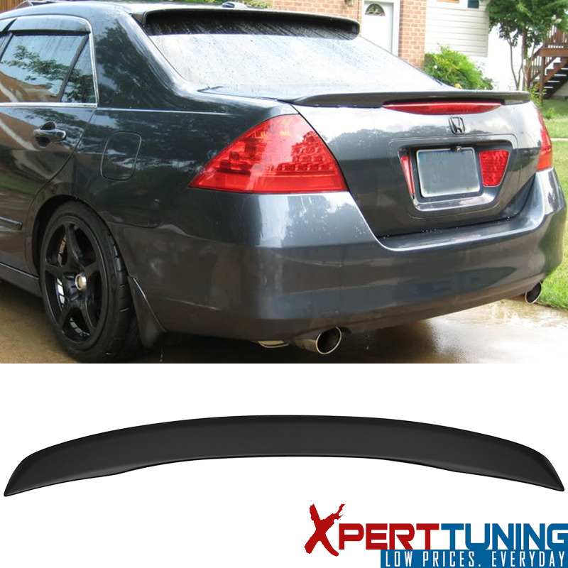 Fits 06-07 Honda Accord 4Dr Sedan OE Factory Style ABS Trunk Spoiler Wing
