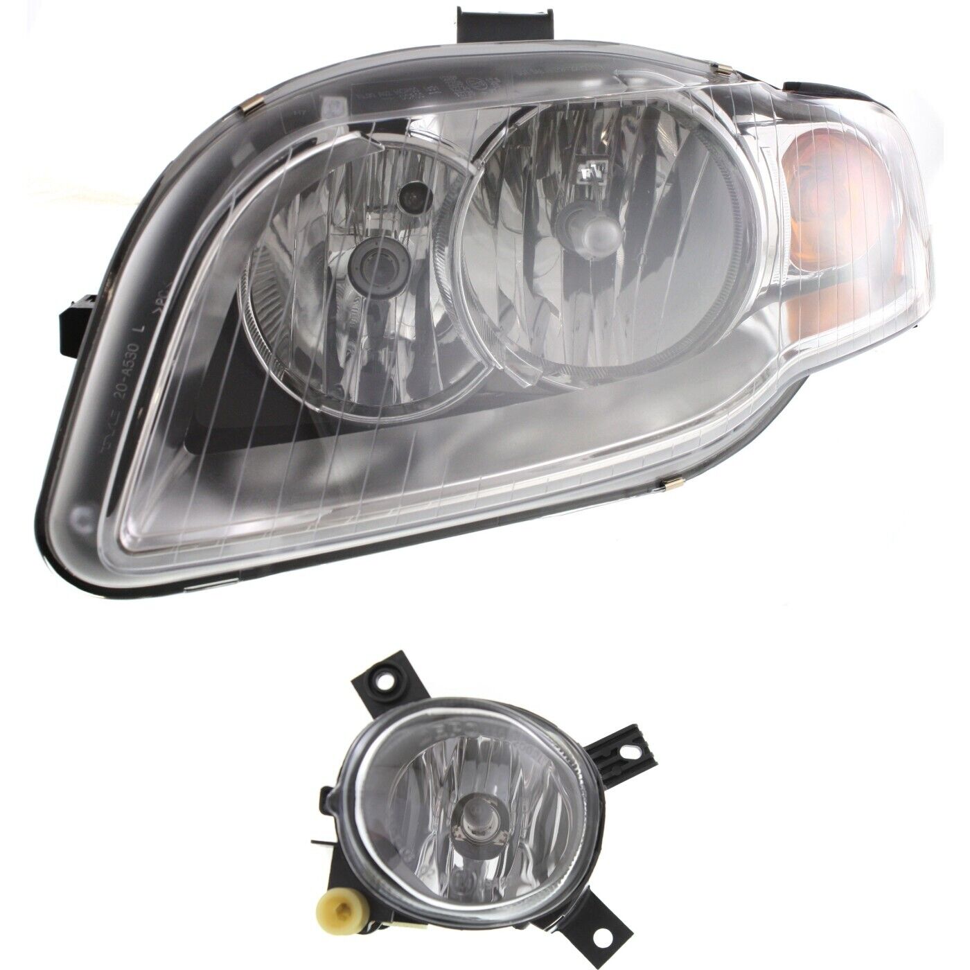 Headlight Kit For 2005-2009 Audi A4 Driver Side