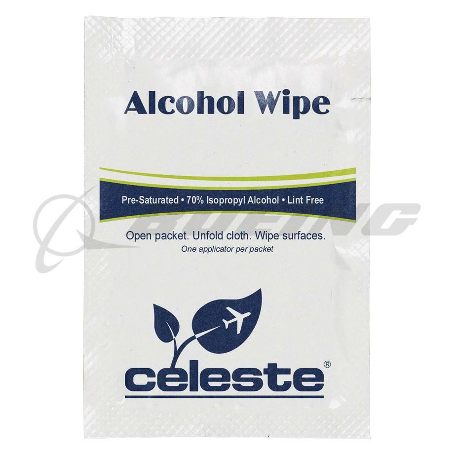 Celeste 70% Isopropyl Alcohol Wipes - Box of 50