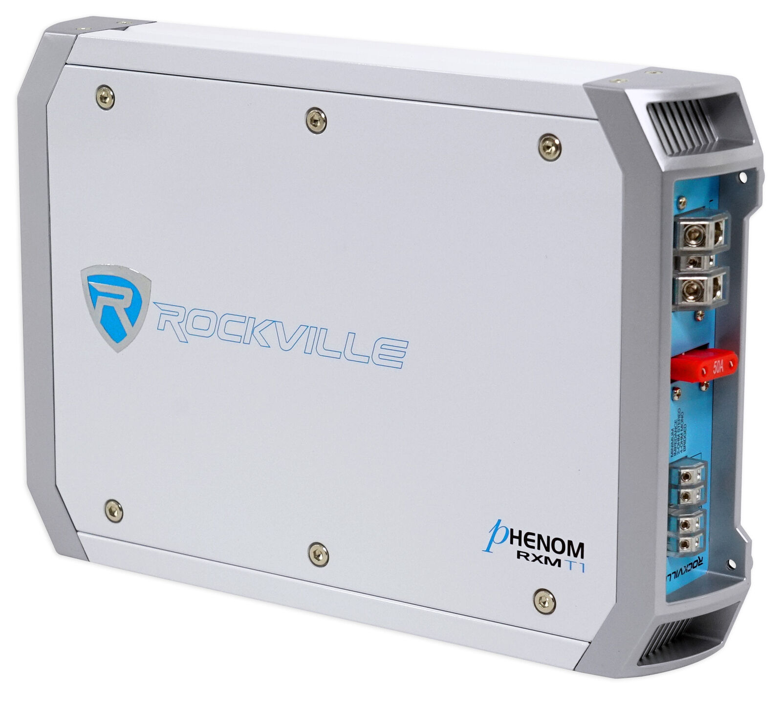 Rockville RXM-T1 1500 Watt Peak Marine/Boat 2 Channel Amplifier Stereo Amp