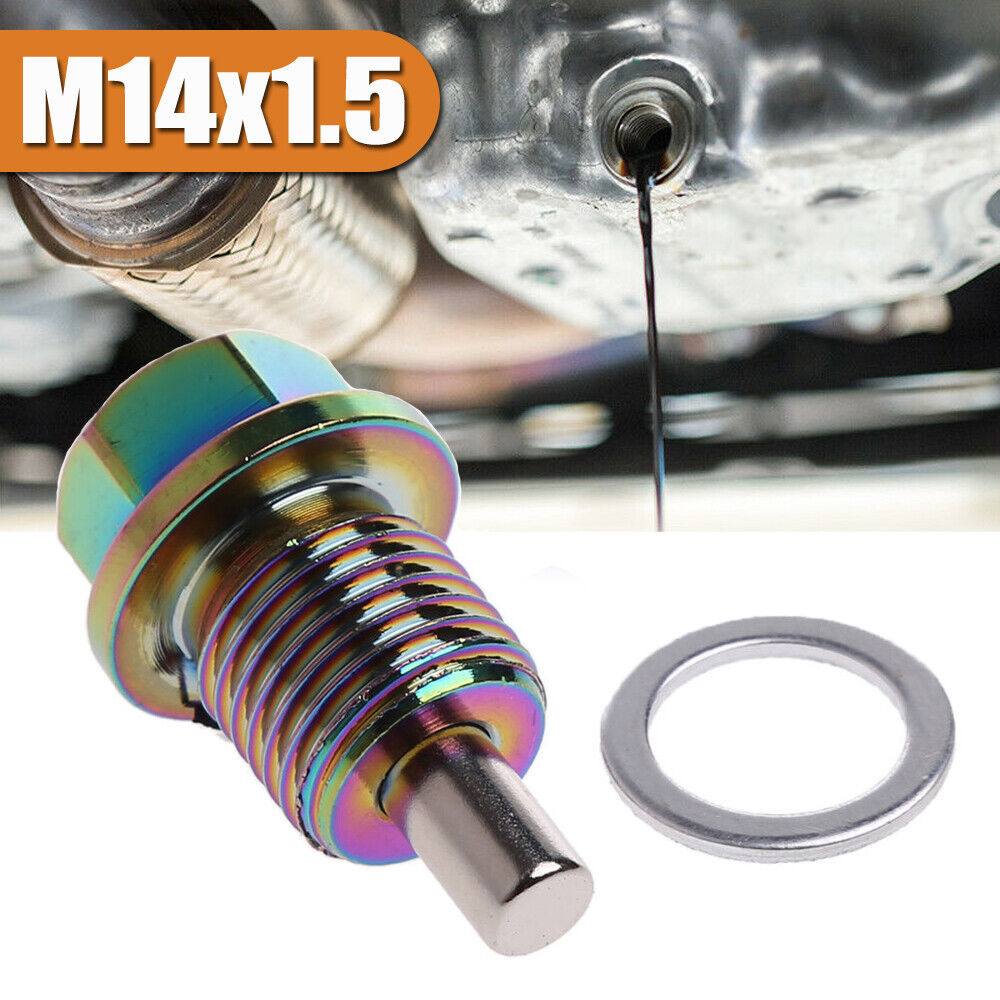 M14x1.5  Car Engine Magnetic Oil Drain Plug Screw Nut Bolt Sump Nut Universal