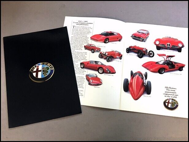 1985 Alfa Romeo GTV6 Graduate Spider Veloce 20-page Car Sales Brochure Catalog