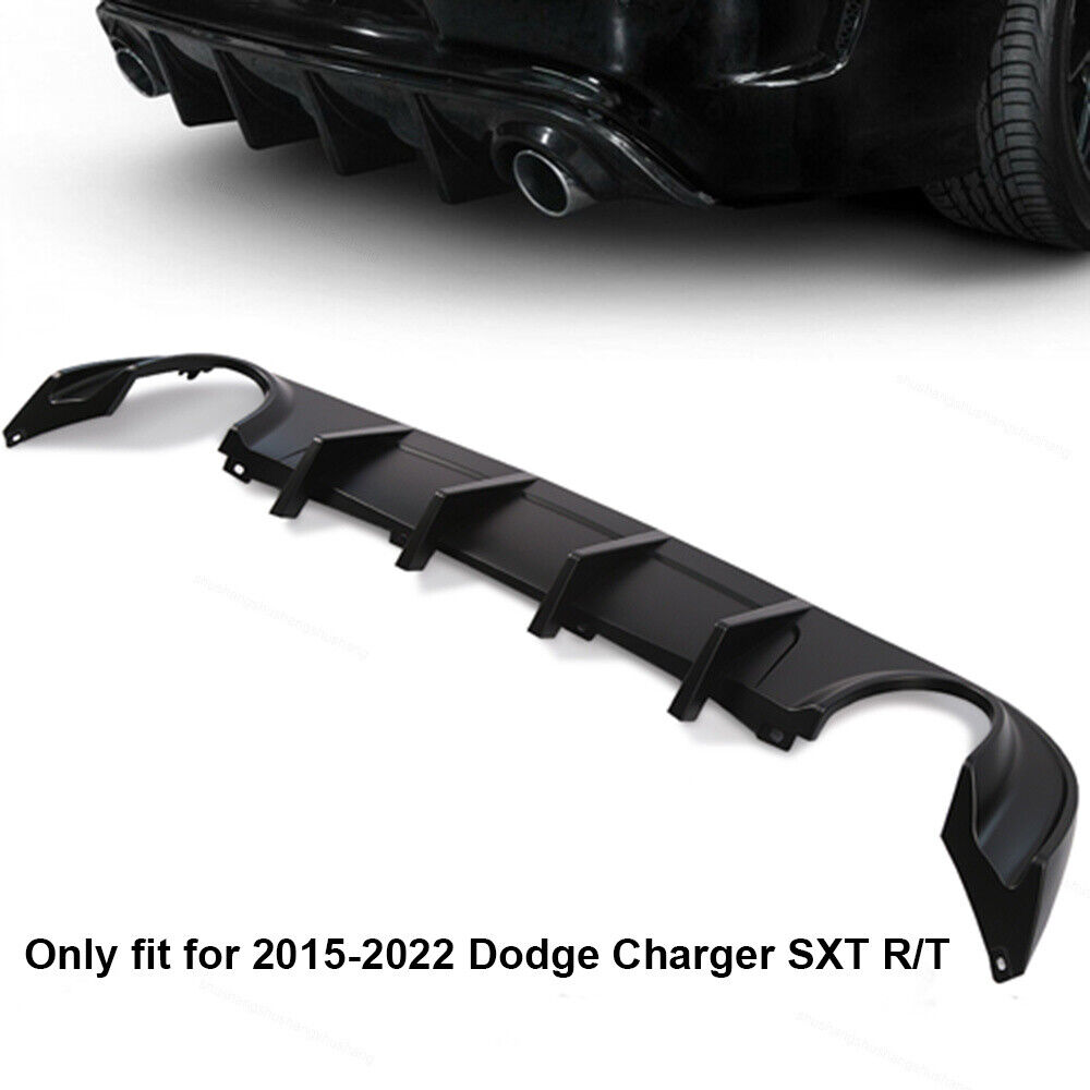 Fits 2015-2022 Dodge Charger SXT Rear Lip Bumper Valance Diffuser PP