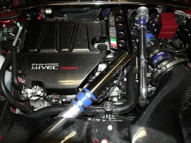 Carbon Kit Fit For 08-12 Mitsubishi Lancer Evolution EVO 10 EVO X Engine Cover