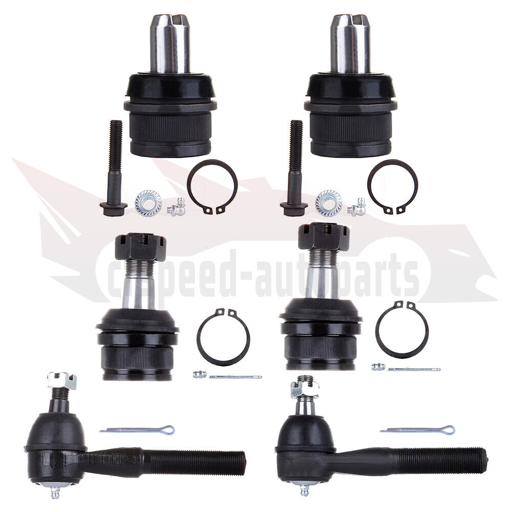 6pc For 1987-1996 Ford F-150 RWD Upper Lower Ball Joint Front Suspension Kit