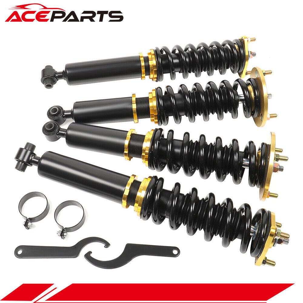 Yellow Coilovers Shocks Absorber Spring Kit For 2006-2013 IS250 IS350 Adj Height