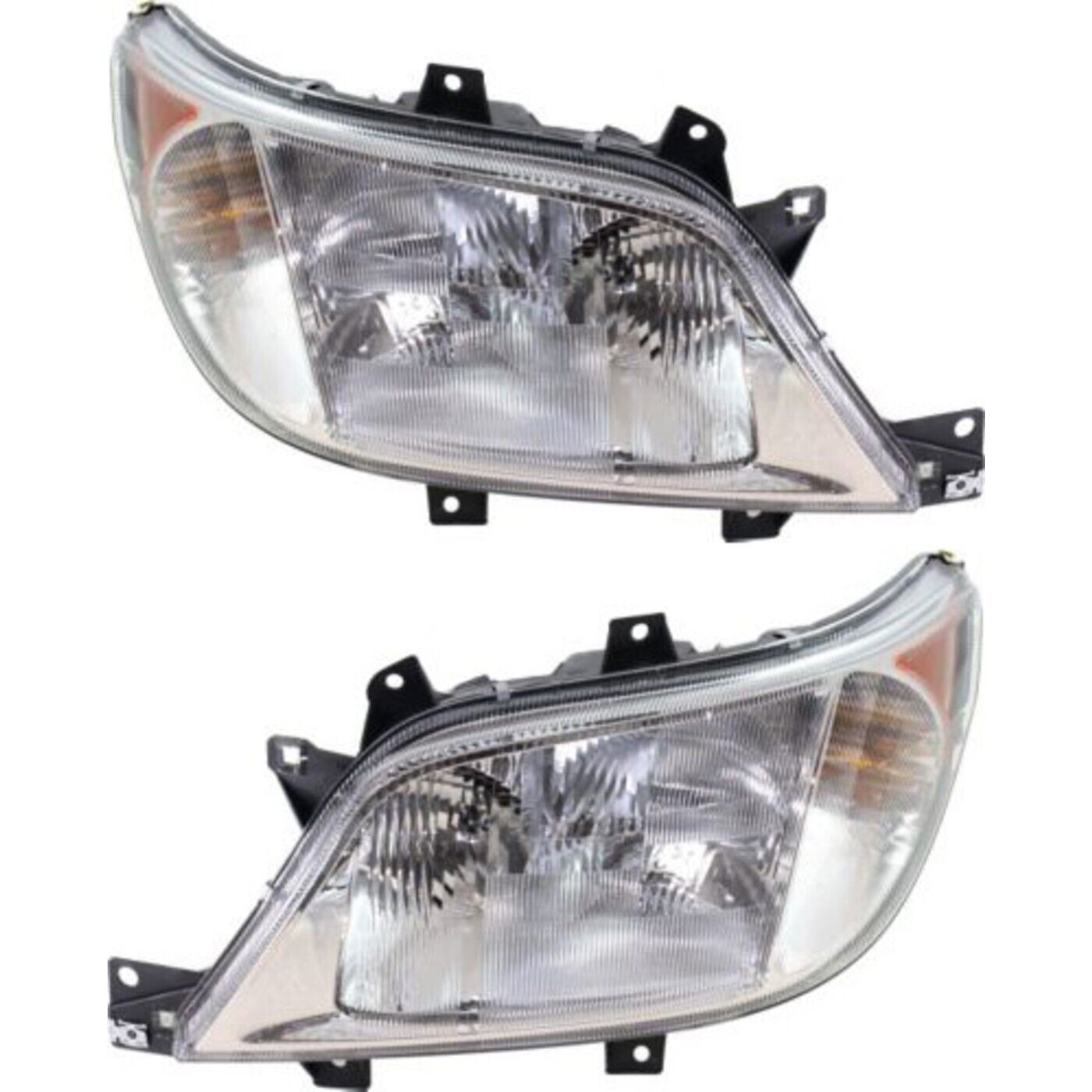 Headlight Assembly Set For 2003-2006 Dodge Sprinter 2500 Left Right With Bulb