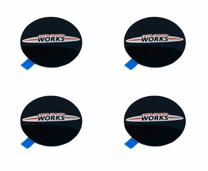 Genuine Mini Cooper John Cooper Works Wheel Center Cap Emblem Sticker Set Of 4