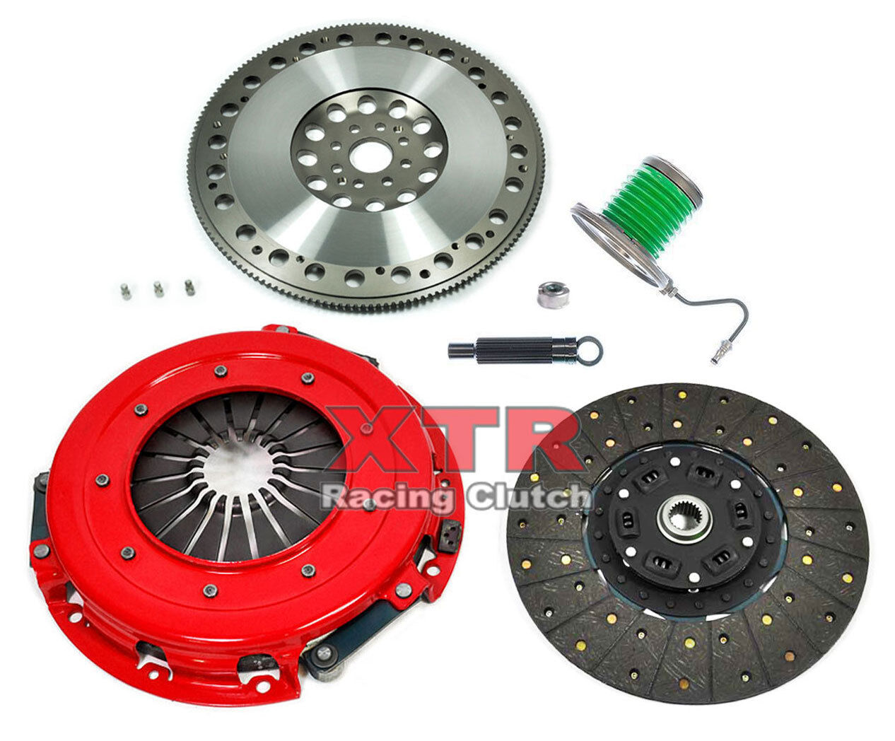 XTR STAGE 2 CLUTCH KIT & CHROMOLY FLYWHEEL FOR 2011-2017 FORD MUSTANG GT 5.0L