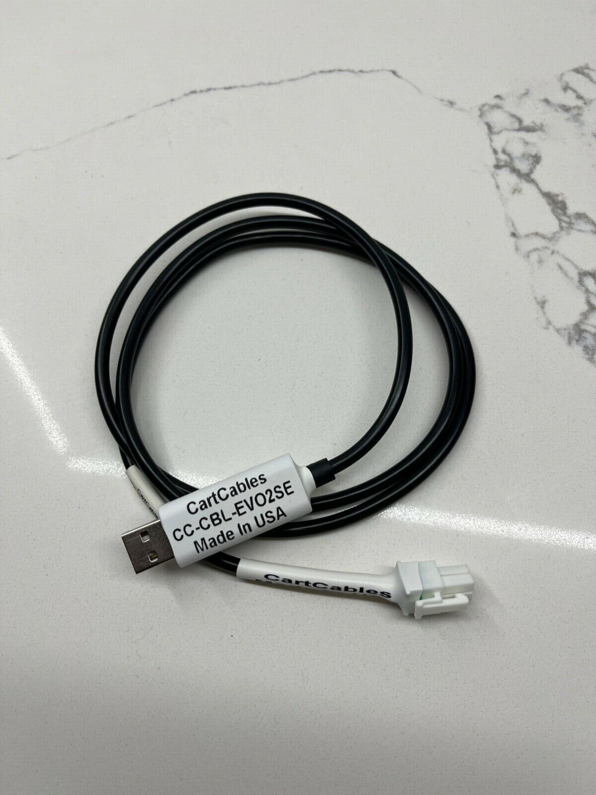 3’ USB Programming Cable Fits 2022-2024 EVolution EV Golf Cart HDK CartCables D5
