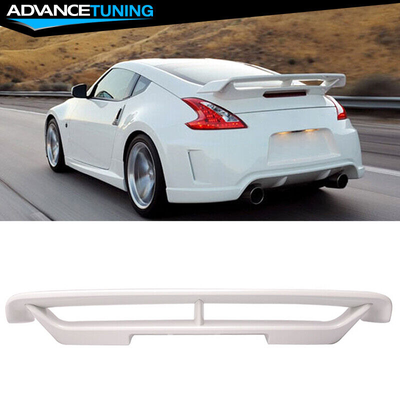 Fits 09-21 Nissan 370Z Z34 Nismo NS Style Trunk Spoiler Painted #QAB White Pearl