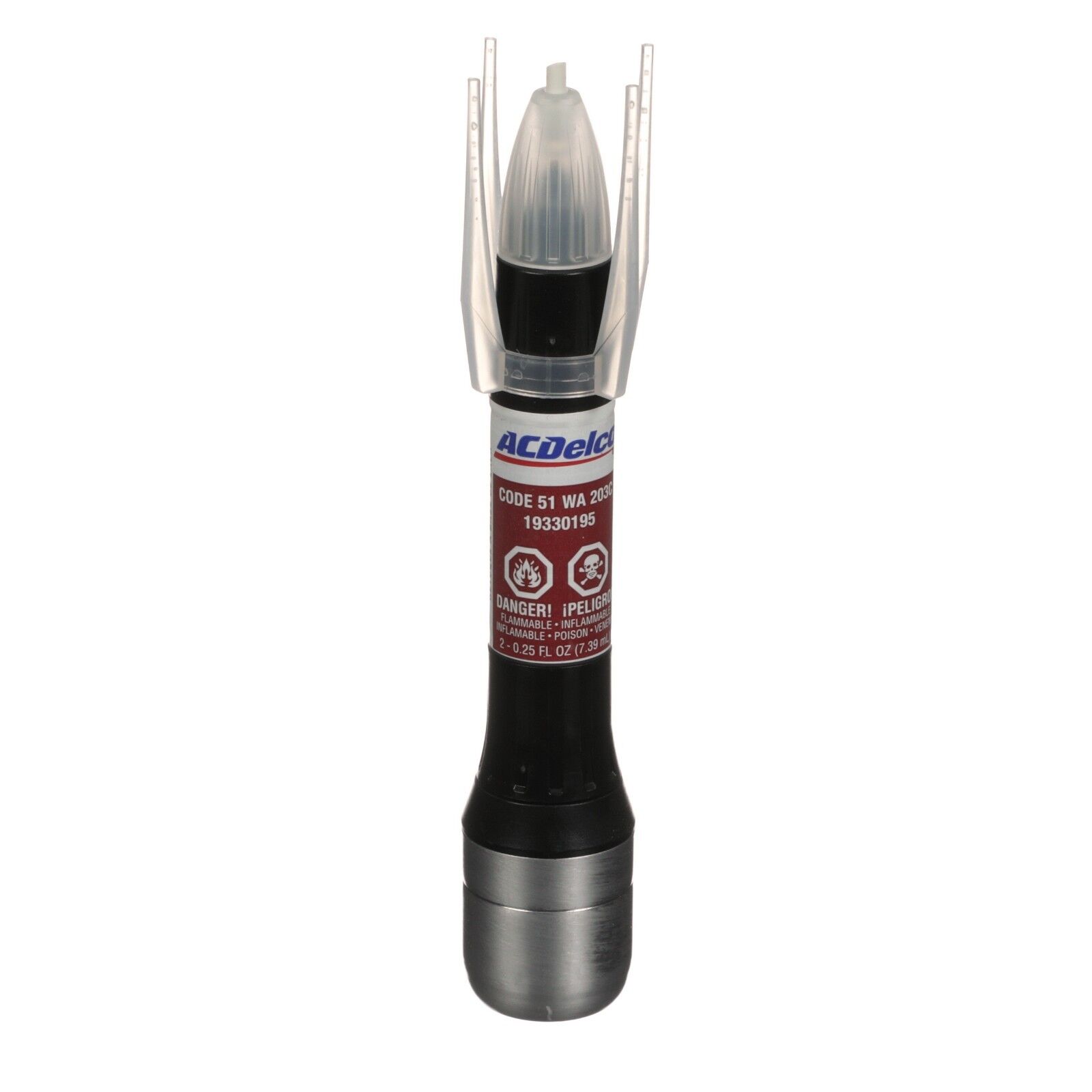 OEM ACDelco 4-In-One Touch Up Paint Dark Tornado Code:51 WA 203C 19330195