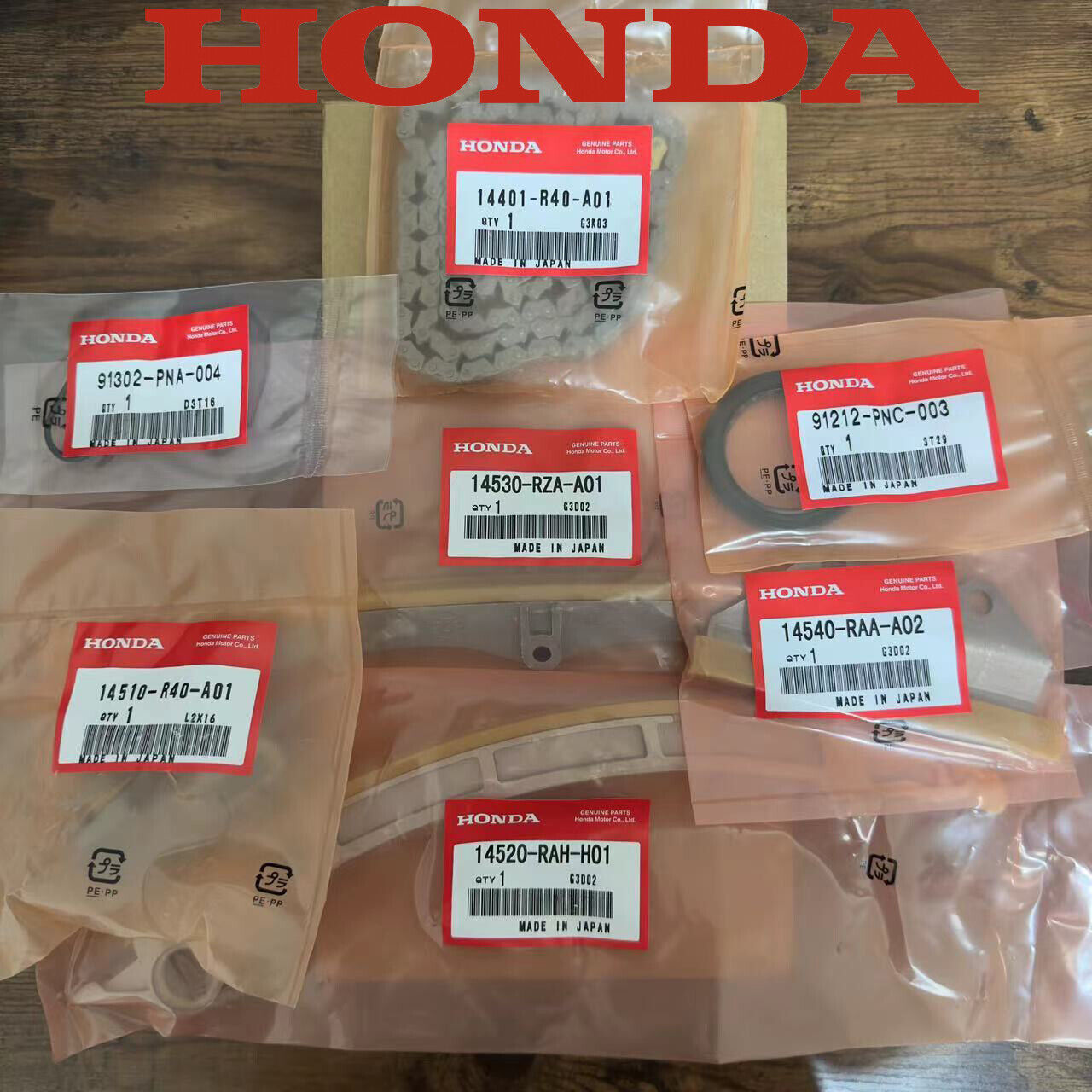 Genuine Honda 2004-2008 Acura TSX K24A2 2.4L Timing Chain Kit US Stock