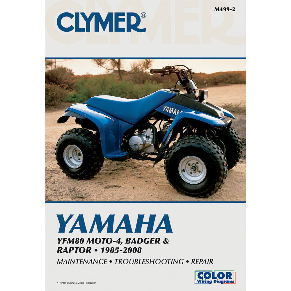 CLYMER Physical Book for Yamaha YFM80 Moto-4, YFM80 Badger, YFM80 Raptor | M499