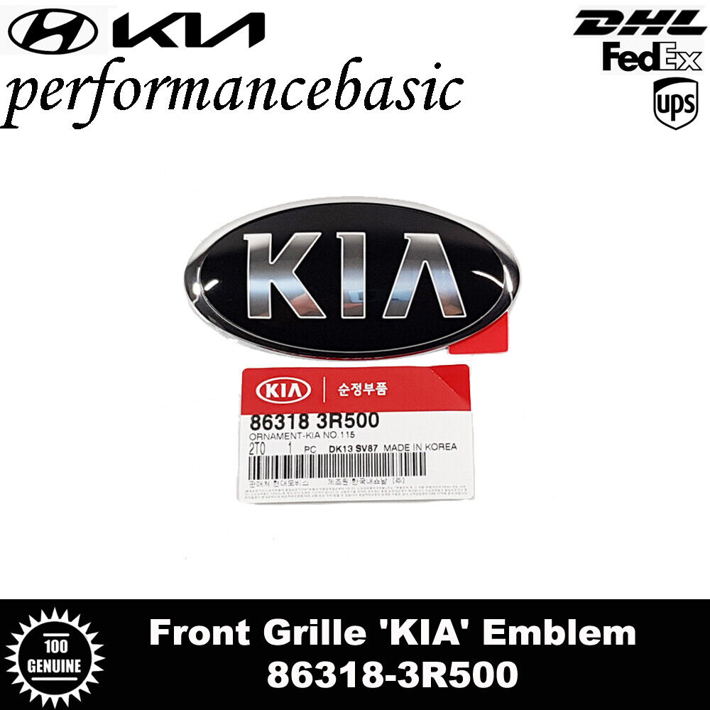 Genuine Front / Rear Grille \'KIA\' Emblem 863183R500 for KIA Forte 2017-2021
