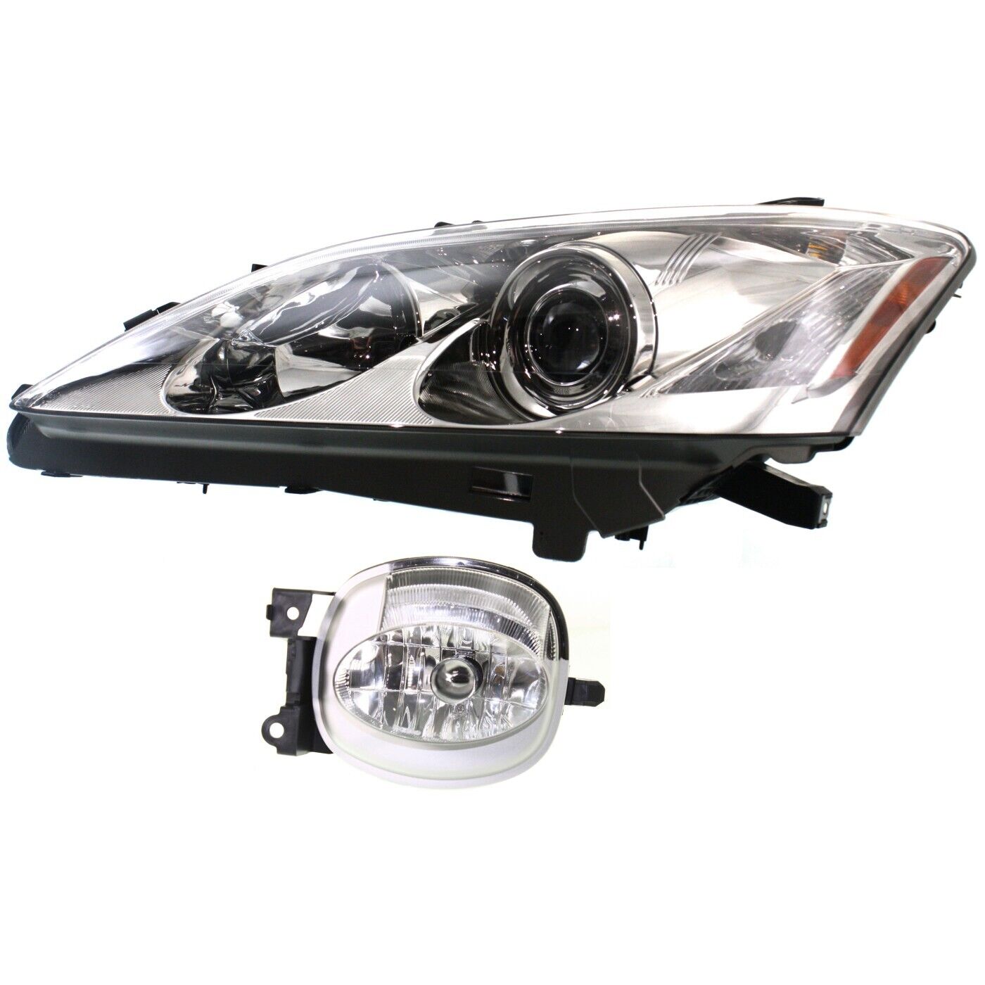 Headlight Kit For 2007-2009 Lexus ES350 Driver Side Clear Lens Halogen