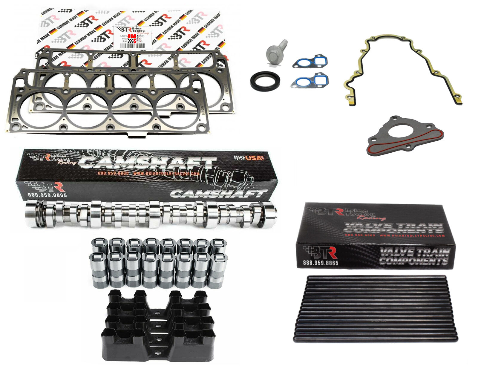 Brian Tooley Truck Norris NSR Cam Install Kit w/ Lifters Trays Pushrods Gaskets