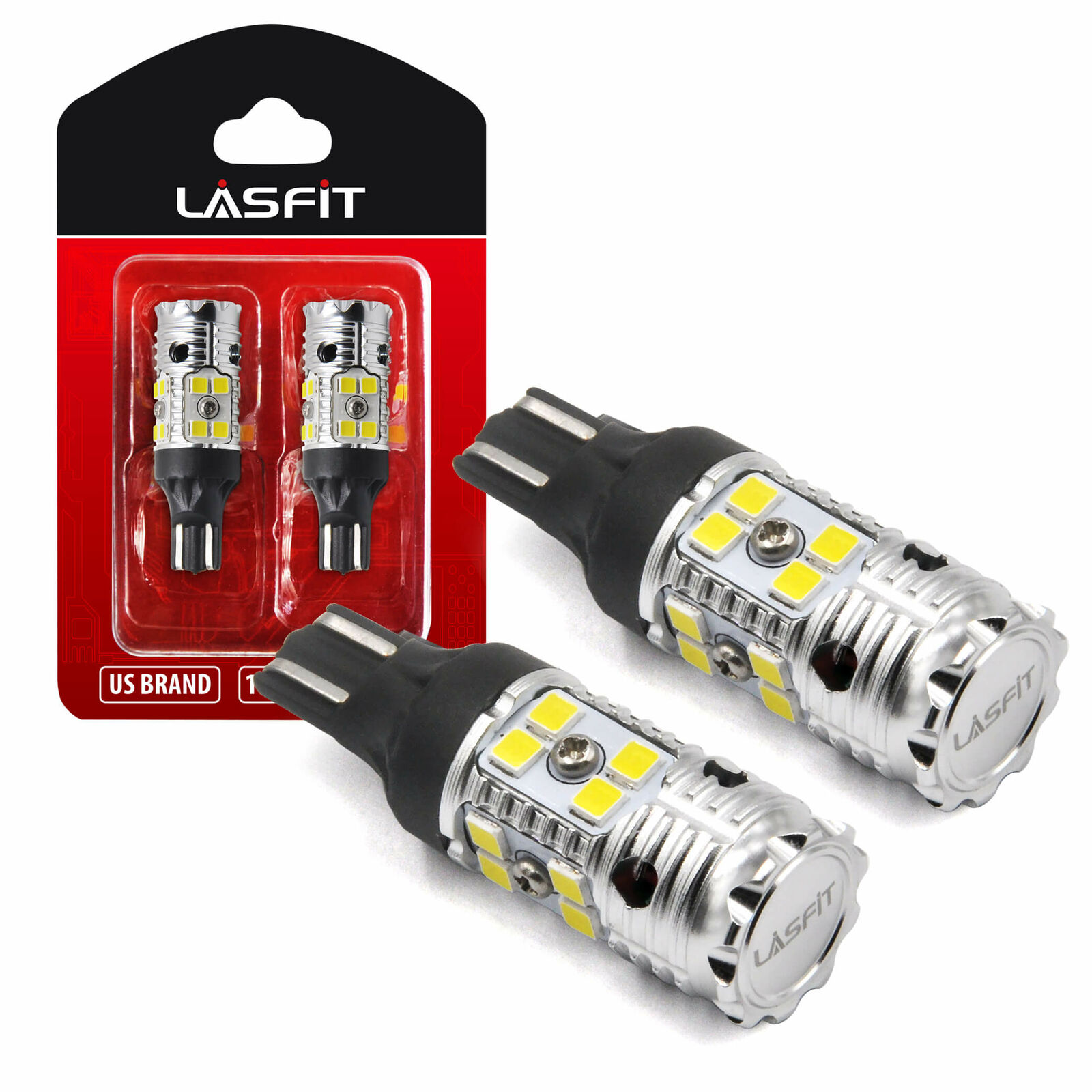 LASFIT LED Reverse Backup Light Bulbs T15 912 921 Extremely Bright White 6000K