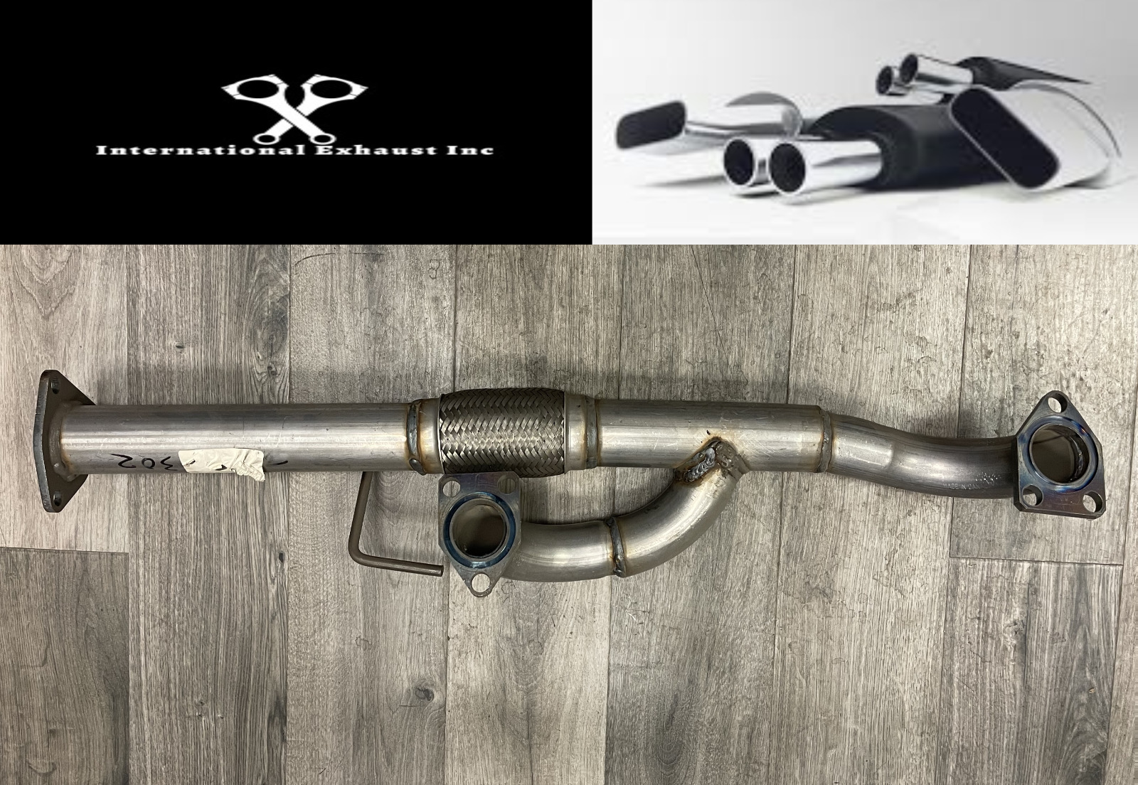 Fits: 2006 - 2008 Honda Ridgeline 3.5L V6 Direct Fit Exhaust Y-Pipe