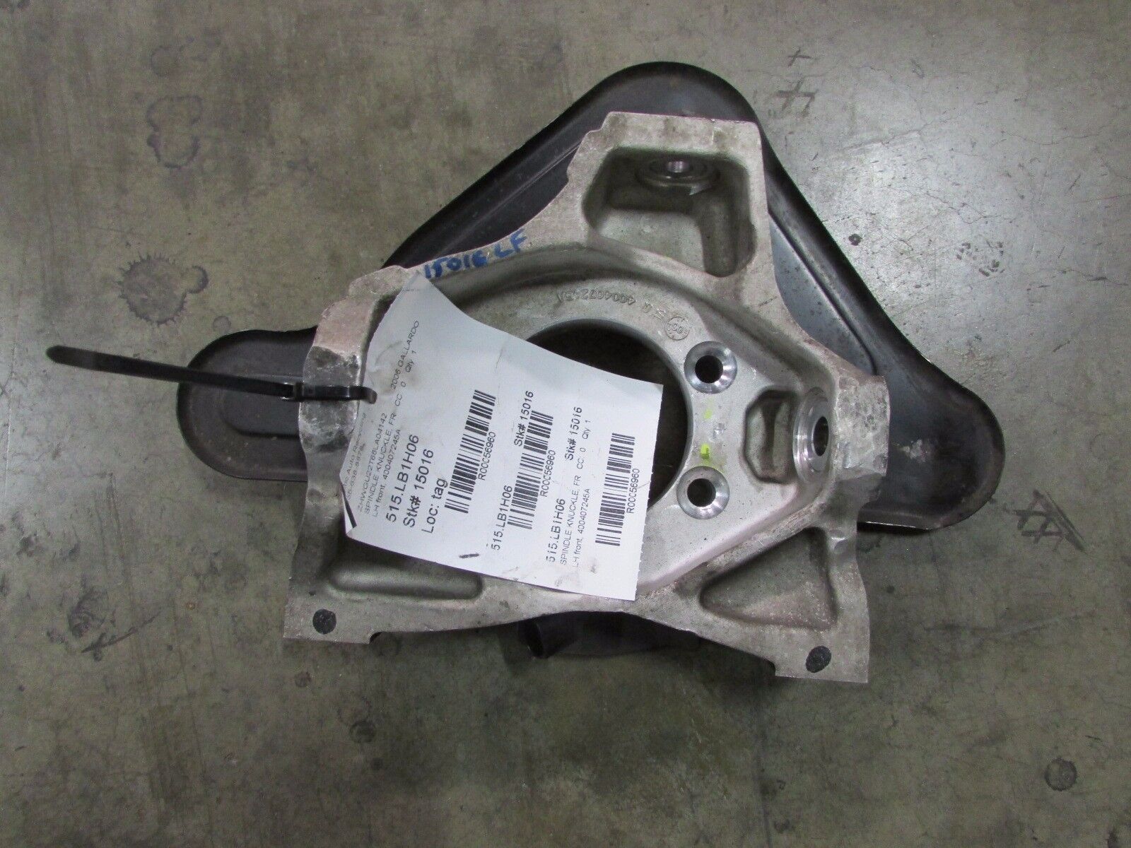 Lamborghini Gallardo, Left Front Spindle, Knuckle, With Out Hub, P/N 400407245A
