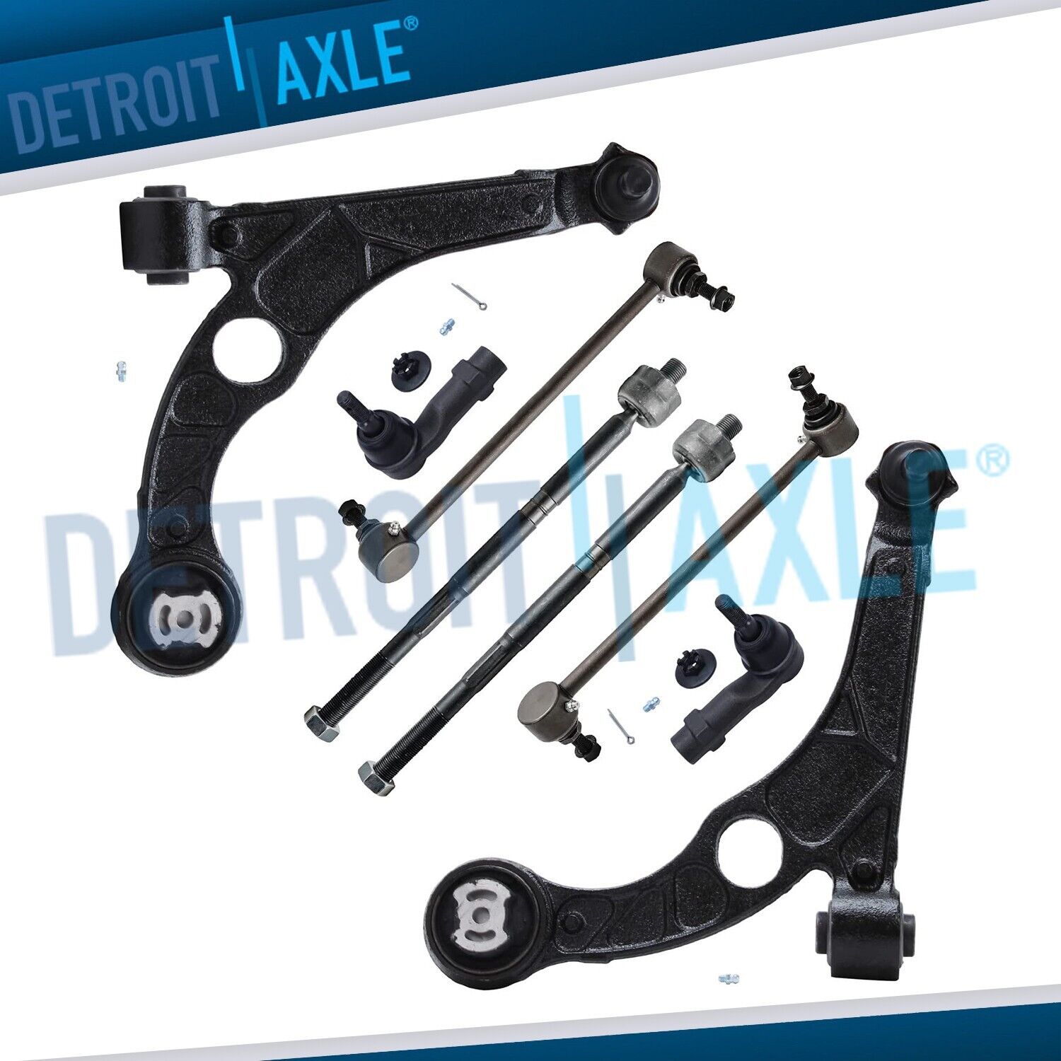 Front Lower Control Arms + Tierods Sway Bars for 2013 2014 2015 2016 Dodge Dart