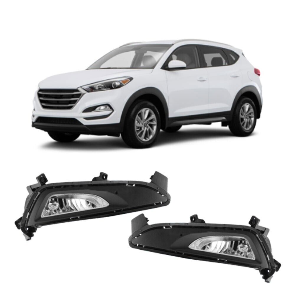 For 2016-2018 Hyundai Tucson Fog Lights Lamps and Assembly Set