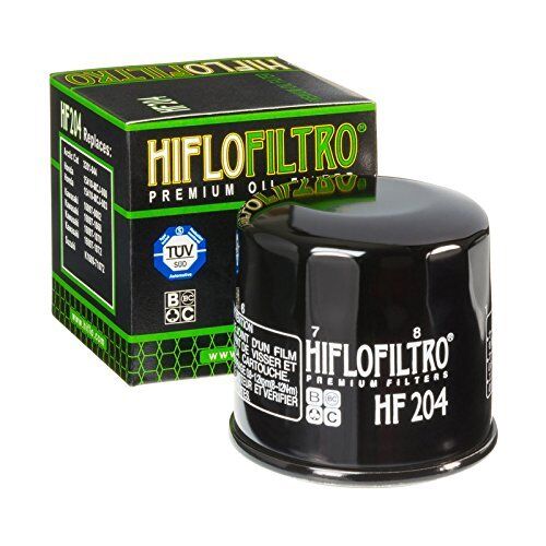 Hiflofiltro HF-204 Performance Motocycle Oil Filter Cannister Black