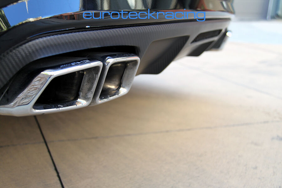 Euroteck Racing Mercedes-Benz C218 CLS63 AMG Carbon Fiber Rear Diffuser