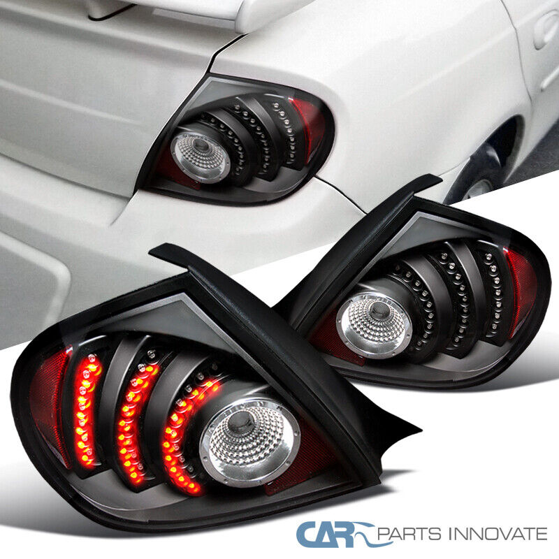 For 03-05 Dodge Neon SRT4 Black LED Rear Parking Lamps Tail Brake Light L+R Pair