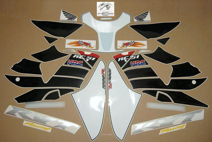 Stickers for RVT 1000R Nicky Hayden replica edition 2004 decal set graphics rc51