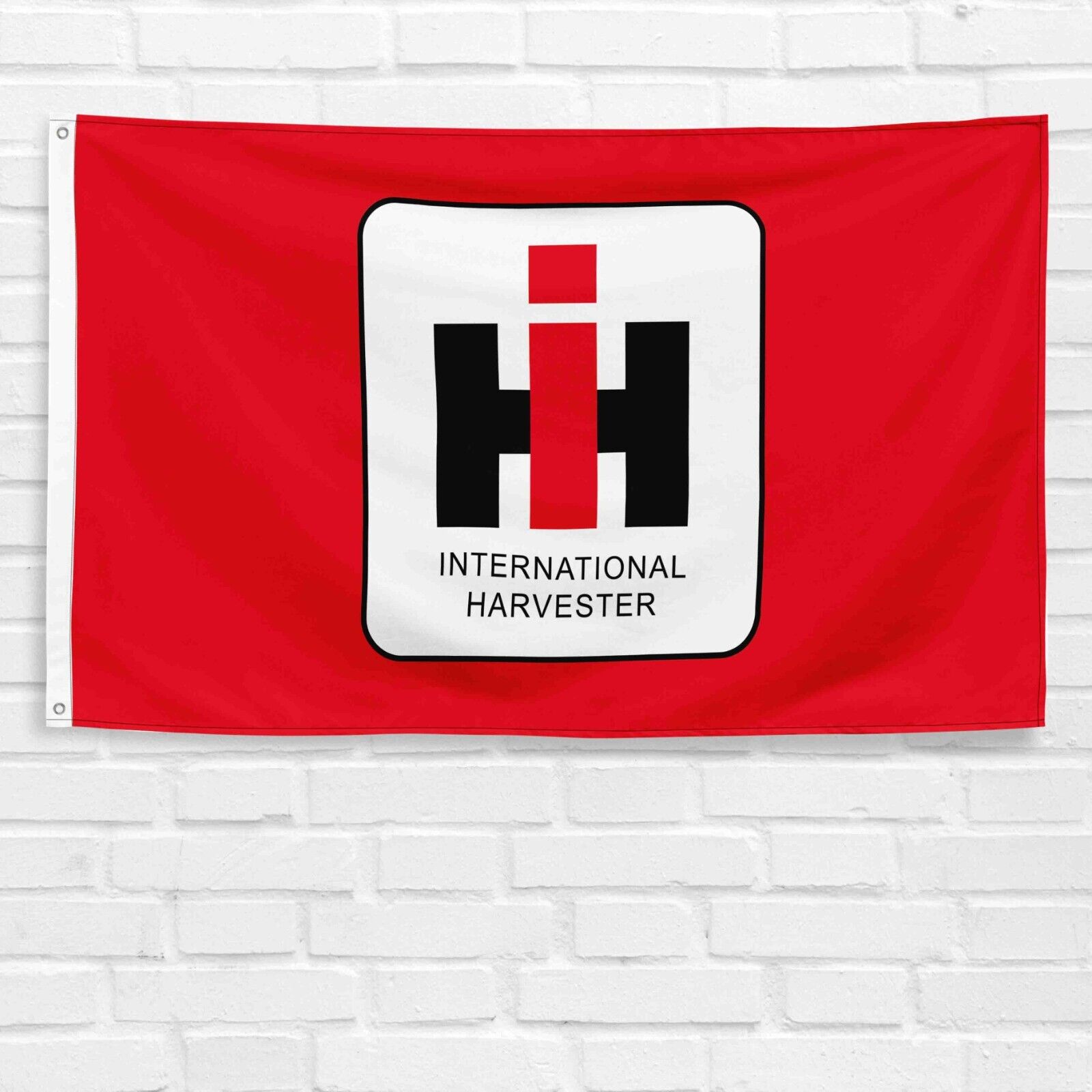 For International Harvester 3x5 ft Banner IH Tractor Farm Equipment Flag